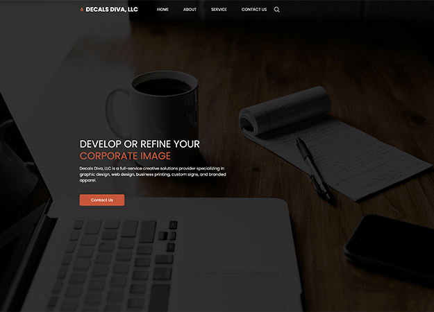 professional services website